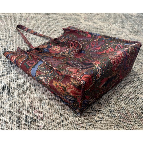Vintage MOMA Metropolitan Museum of Art Pattern Print  Vintage MOMA Metropolitan Museum of Art Pattern Print Leather-Like Interior Tote